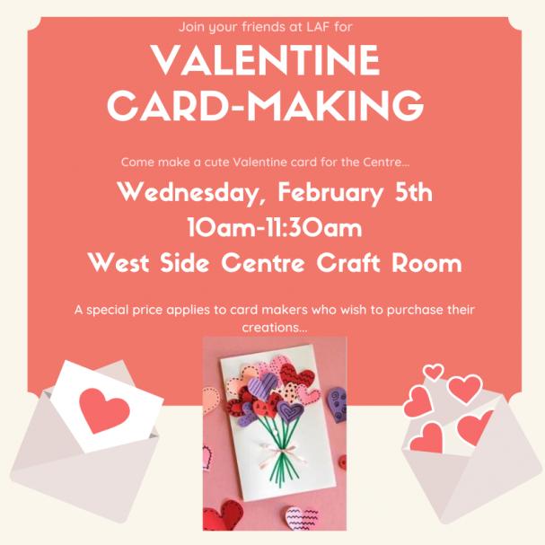 Valentine's Card Making Workshop February 2020
